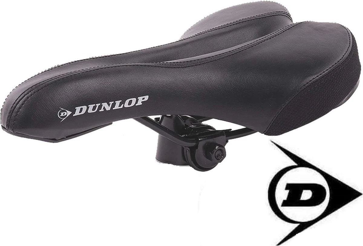 Ergonomischer Gel-Fahrradsattel  Bequem, Gepolstert, Universal Fr MTB,  E-Bike, City (Rot/Schwarz) Sattel Fahrrad