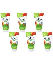 St. Ives Fresh Skin Scrub, Deep Exfoliator, Apricot, 1 OZ - 6 Pack