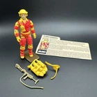 GI Joe Flame Thrower Blowtorch & File Card 1989 Action Figure Loose