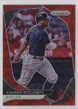 2020 Panini Prizm Tier II Red Wave Prizm 32/99 Xander Bogaerts #143 0mr3