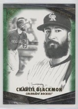 2018 Topps Gallery Masterpiece Green 11/250 Charlie Blackmon #M-3 1u6