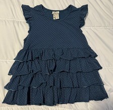 NWOT Matilda Jane Navy Lizzy Polka Dot Top It's A Wonderful Parade Size 14