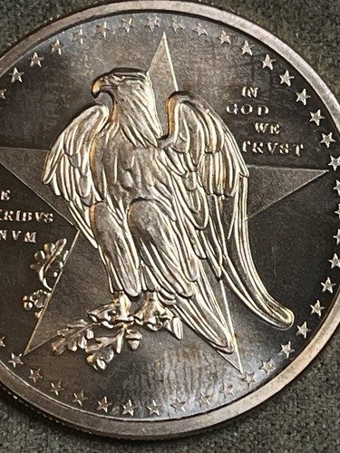 1 oz Kupfermedaille • "Remember the Alamo" Texas Design • .999 Fine X 2 Münzen - Bild 2 von 3