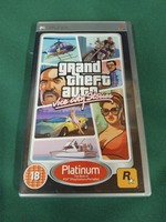 Grand Theft Auto - Vice City Stories - Platinum (Sony PSP, 2006) Map & Manual