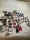 LOT Transformers G1 Generation 1 Planes Trucks Card Gun Missiles Weapon Fist +