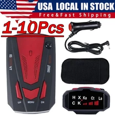 360 Degree Car 16 Band V7 GPS Speed Safety Radar Detector Voice Alert Laser Lot