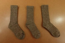 Bombas Womens Medium (8-10.5) Brown Marled Classic Calf Lodge Socks 3 Pairs New