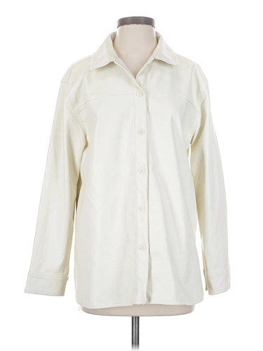 Laundry by Shelli Segal Women Ivory Raincoat S