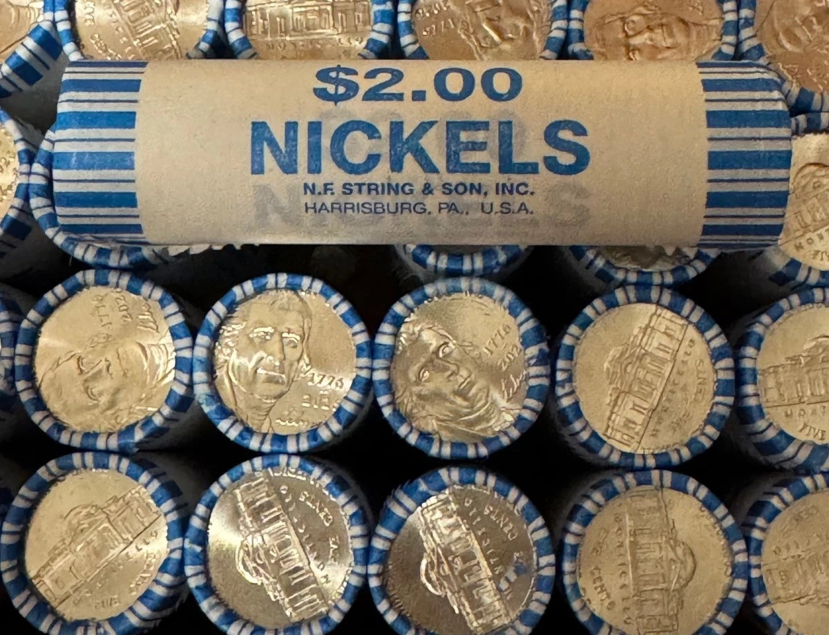 1776 - 2026 P 5C Jefferson Nickel Roll Semiquincentennial