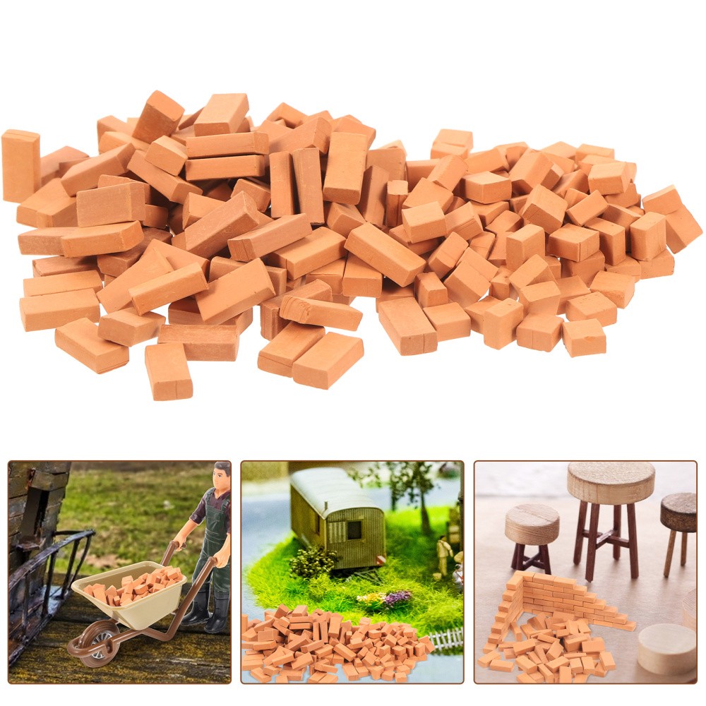 200 Pcs Mini Bricks Building Sets Landscape Brick Models Simulation