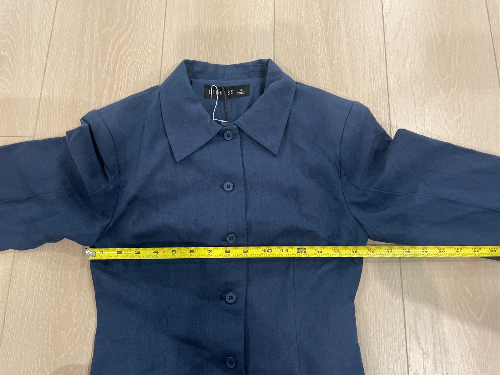 Lioness Women's Endless Blazer Crop Blue Size M