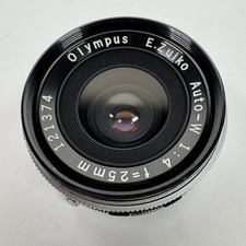 フィルムカメラ OLYMPUS E,Zuiko Auto-W 25mm F4 #406-1 オリンパス E. Zuiko Auto-W 25mm F4 Lens レンズ Amazon.co.jp: M