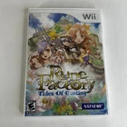 Wii Rune Factory Tides of Destiny  Nintendo Game with Manual Tested & Working