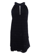Jessica Simpson Women's Lace Sheath Dress (6, Black) 191635953318