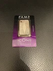 PAMP Suisse ICONS 20g Stringray Skin Silver Pendant 999 Silver Rare Scarce