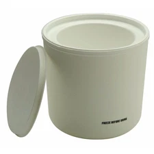 Carlisle CM103002 Coldmaster Cold Crock Insulated Food Server, 2 quart, White