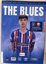 Carlisle United V Aldershot Town Saturday 13th September 2025 National League