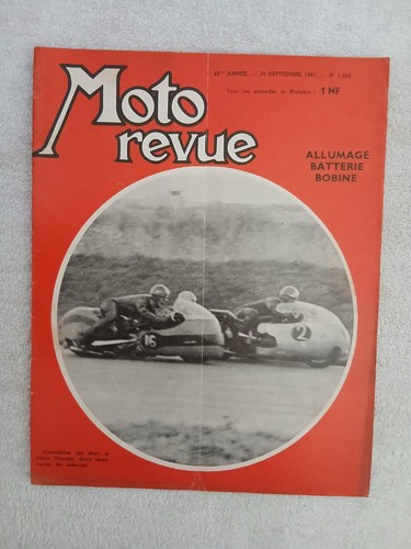 MOTO REVUE N°1559 30/9/1961