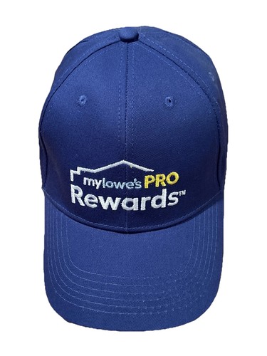 LOWE'S Pro Services Home Improvement Pro Services Hat Blue Cap Adjustable