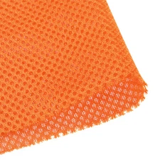Orange Speaker Mesh Grill Stereo Fabric Dustproof 50cm x 160cm 20" x 63"
