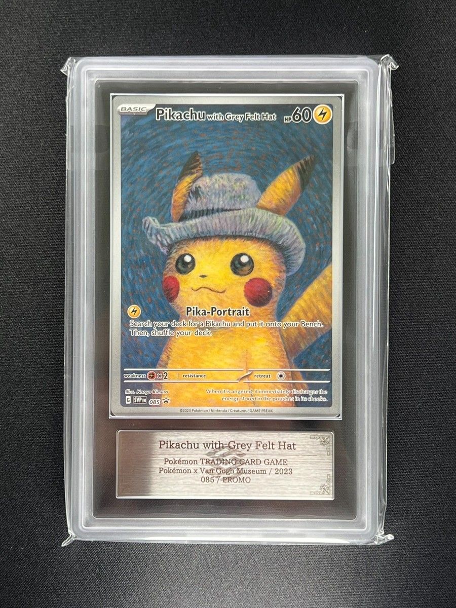 ARS 10] Pikachu With Grey Felt Hat Van Gogh Museum Pokemon Card