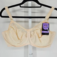 Vintage Bali Womens Sz 40DD Comfort U Unlined T Shirt Bra Light Beige NEW