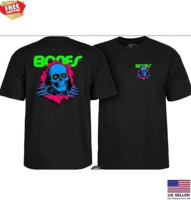 Powell Peralta Ripper T-Shirt - Blacklight - (Black)