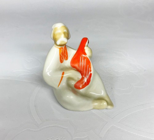 Porcelain figurine Bandura Player Kobzar Musician soviet vintage statuette USSR - Picture 2 of 10