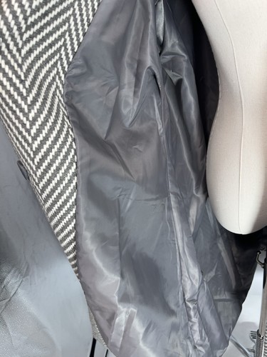 Lane Bryant Coat Jacket Womens Plus Size 18 20 Gray Mid-Length Faux Fur Cuffs - Picture 9 of 15