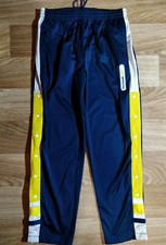 Reebok SFG Mendrisio 90s Vintage Mens Pants Buttons Trousers Gymnastics Swiss