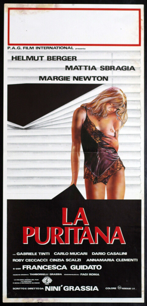 Locandina originale film La puritana (1989) - Regia di Ninì Grassia