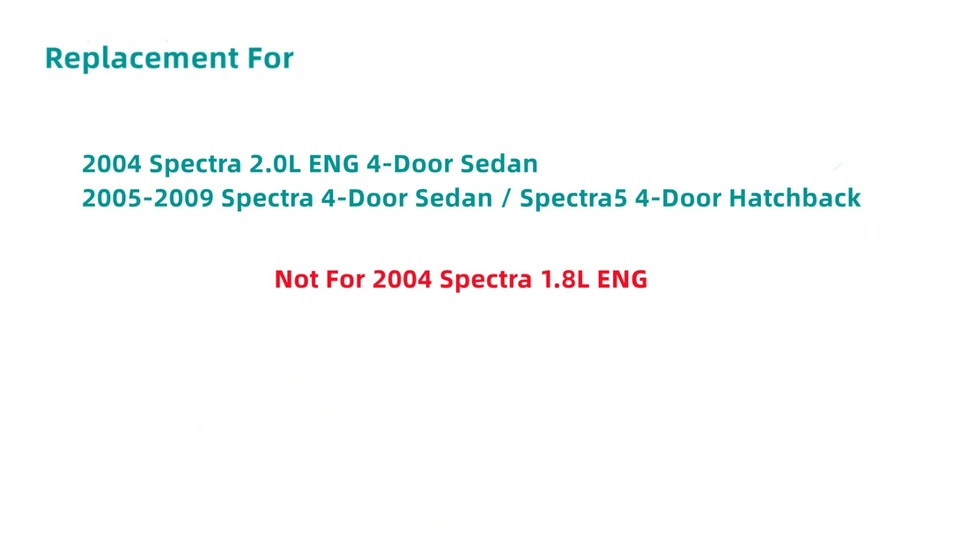 Driver/Left Side Front Door Window Glass For 2005-2009 Kia Spectra/Spectra5 - Изображение 2 из 3