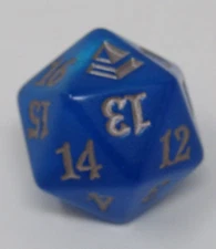 MTG Amonkhet Blue/Silver D20 Spindown Dice