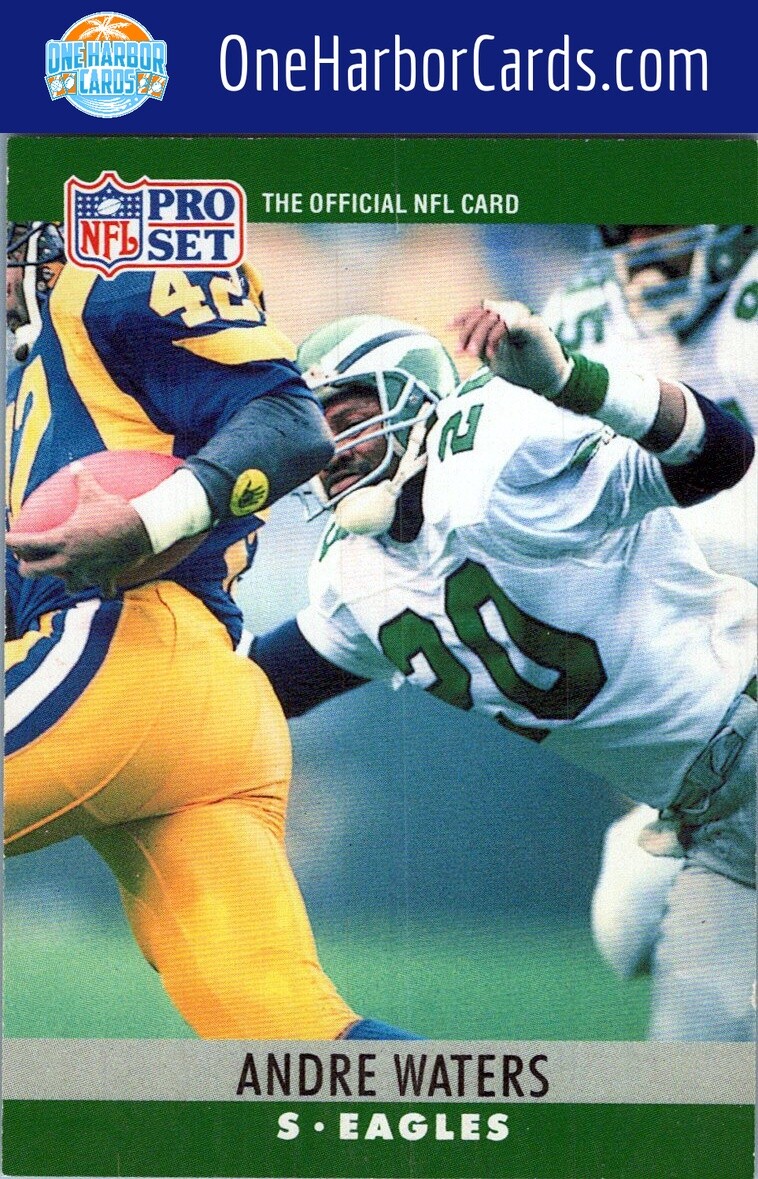 1990 Pro Set Cincinnati Philadelphia Eagles #251 Andre Waters