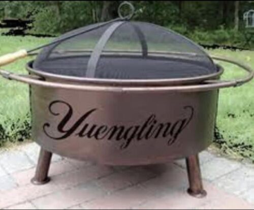 VTG YUENGLING BEER  Promotional sign Backyard FIRE PIT / GRILL RARE! New In Box - Picture 1 of 14