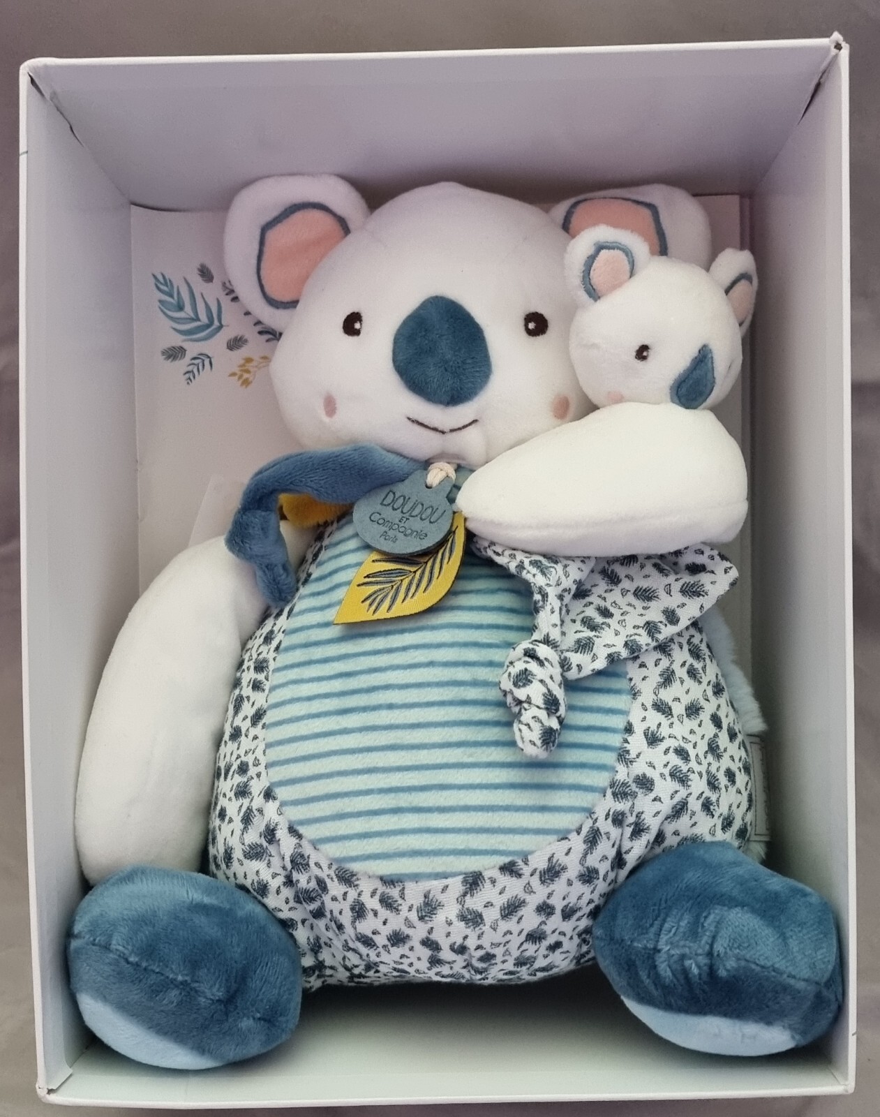 Doudou et Compagnie Mon Petit Yoca The Koala With Baba And Teething Ring