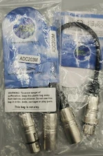 Audio2000'S Microphone Cable ADC203M 2 QTY