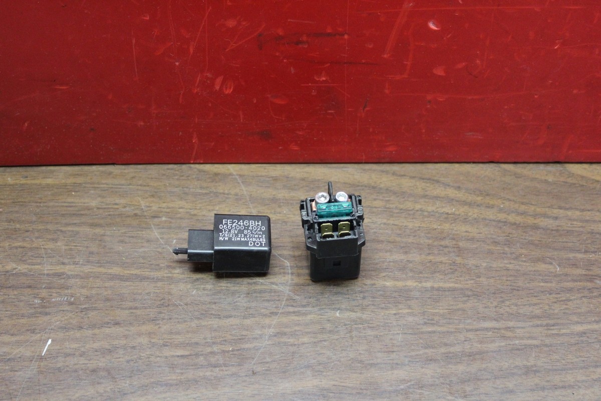 2006-2011 Kawasaki Ninja Zx14 RELAY SET Starter Relay Turn Signal