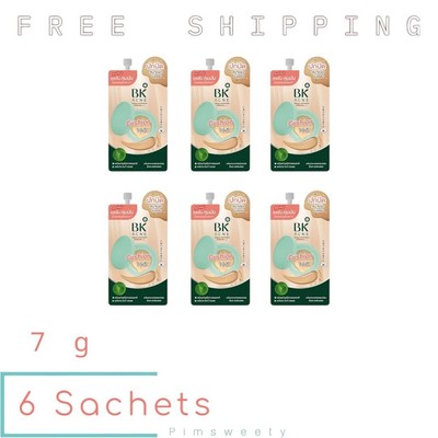 6 Sachets X 7 g BK Acne Cushion AntiPollution SPF50+ PA++++ Sunscreen Facial