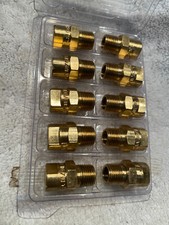 H1/8U-4010 Veejet Brass Spray Tip Nozzle 1/8" Male NPT For Nozzles Box of 10 