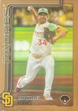 2025 Topps #195 Michael King Gold
