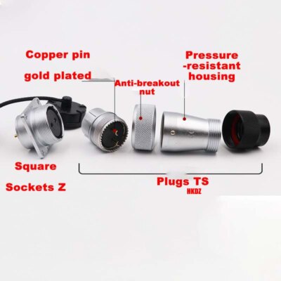 WY28 TE+ZE Luftfahrt Stecker Buchsen IP67 Wasserdicht Steckverbinder Anbaubuchse WY28 TE+ZE Luftfahrt Stecker Buchsen IP67 Wasserdicht Steckverbinder Anbaubuchse