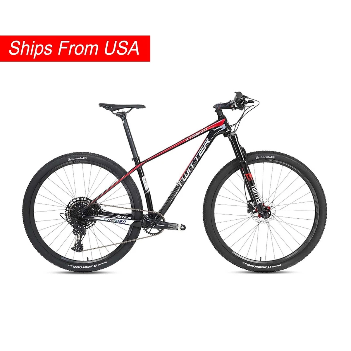 Carbon Fiber Mountain Bike Twitter Storm Shimano 27 Speed 29