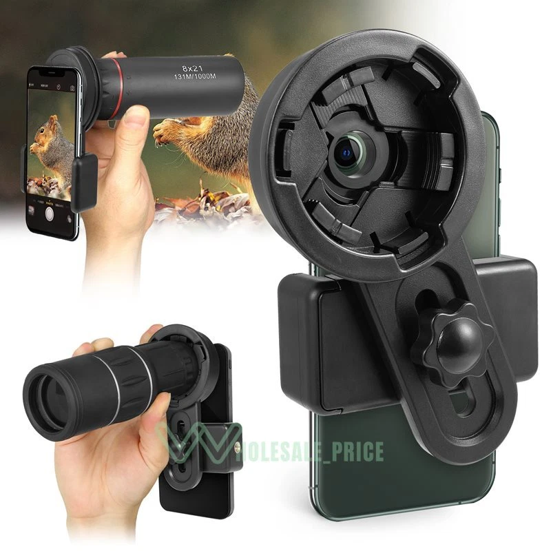 Spotting Scope Smartphone Camera Adapter Telescope Camera Cell