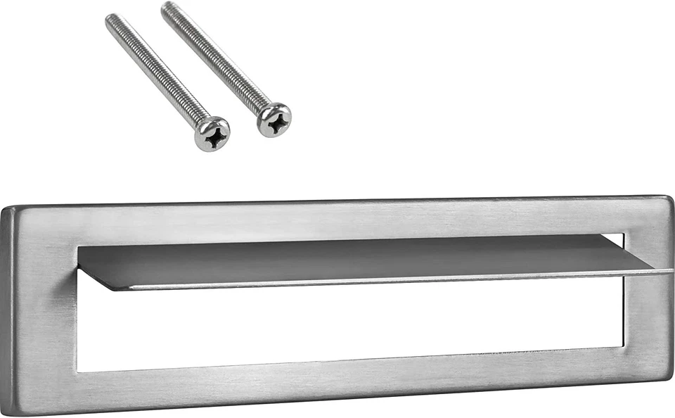 Briefeinwurf Edelstahl 340x76 mm Briefschlitz Postklappe Briefeinwurfklappe matt - Bild 3 von 4