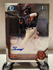 2022 Bowman Chrome Alexander Suarez 1st Prospect Autograph Auto #CPA-ASR Giants
