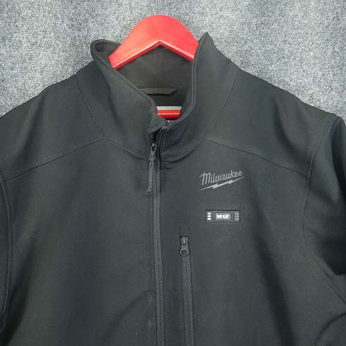 Milwaukee M12 Heated Jacket Mens 2XL Black Full Zip Toughshell No Battery - Picture 5 of 17