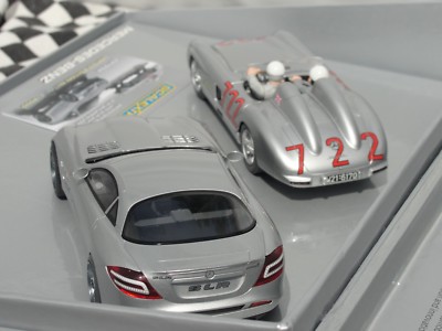 SCALEXTRIC MERCEDES BENZ 1955 MILLE MIGLIA SET C2783A 1:32 SLOT
