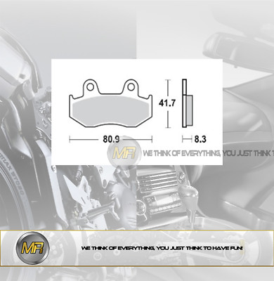 FÜR SUZUKI BURGMAN 250 VON 1998 BIS 2006 HINTERE BREMSBELÄGE BREMSKLÖTZE BRAKING