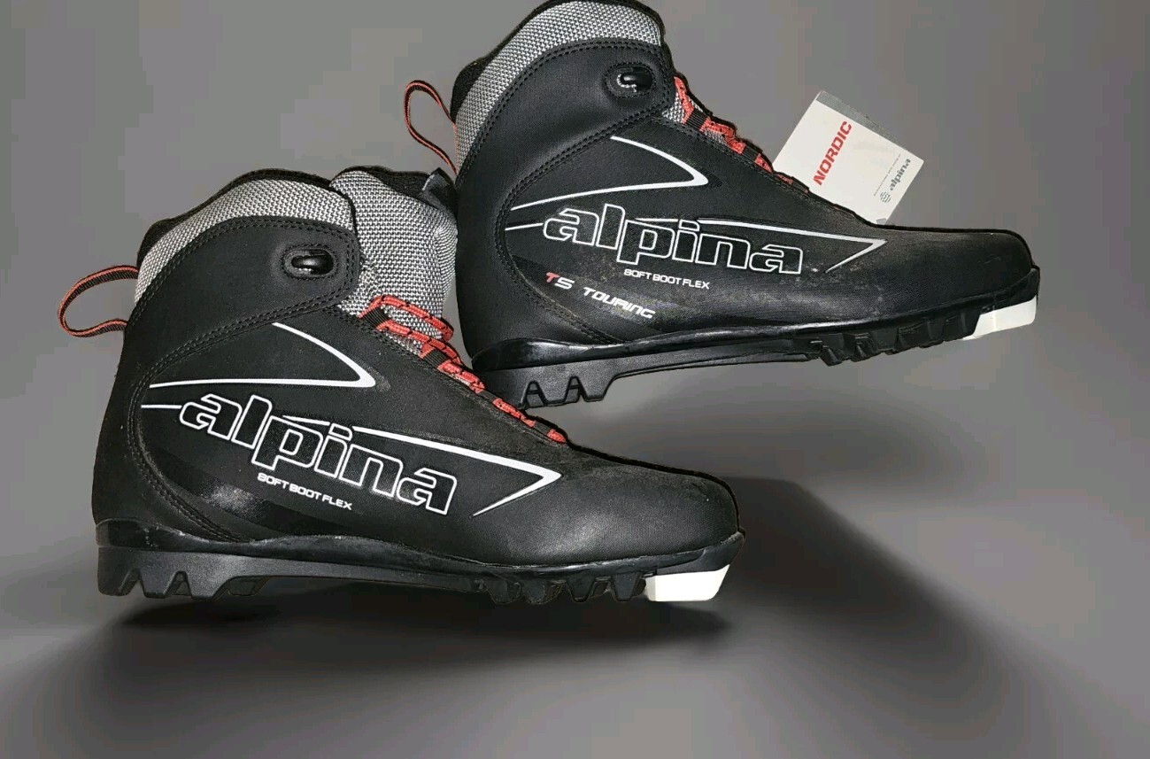 SALOMON Alpina T 5 Scarpone da Sci di Fondo Uomo Nero Taglia 42 (Vedi Tabella Taglie)